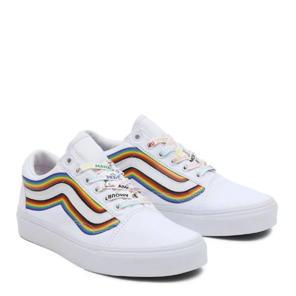 Vans Pride Old Skool In White/True White 4 Vans Pride Old Skool In White/True White - Image 2