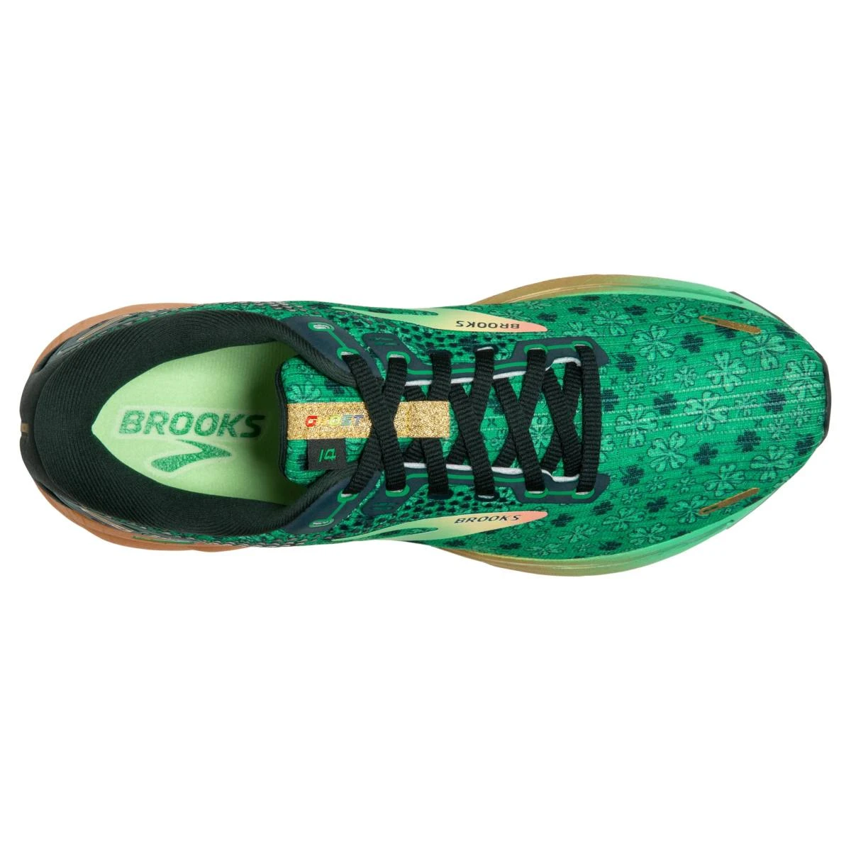 Women's Brooks Ghost 14 - St. Patrick's Day Limited Edition - 120356 1B 354 6 Women's Brooks Ghost 14 - St. Patrick's Day Limited Edition - 120356 1B 354 - Image 4