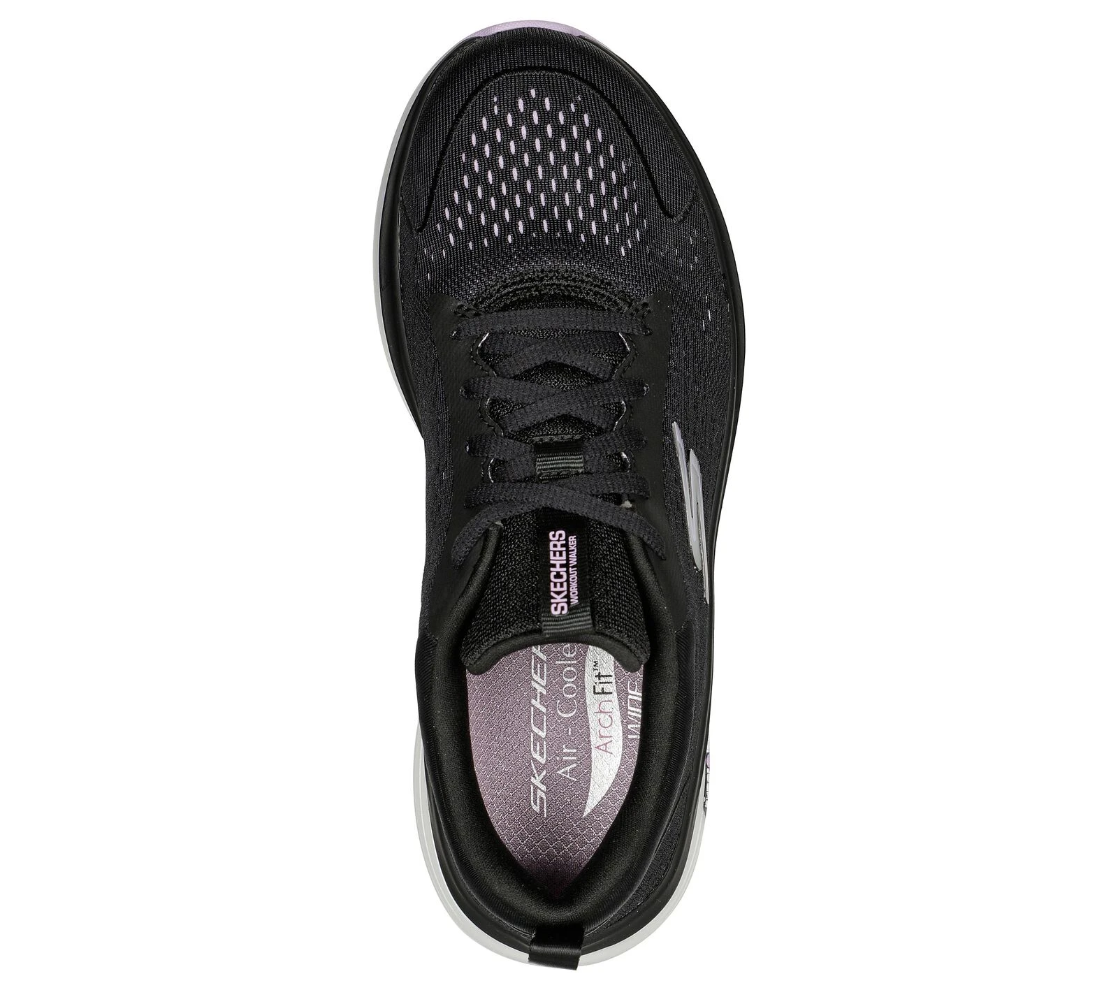 Women's Skechers GO WALK Workout Walker - 124933-BKLV 4 Women's Skechers GO WALK Workout Walker - 124933-BKLV - Image 2