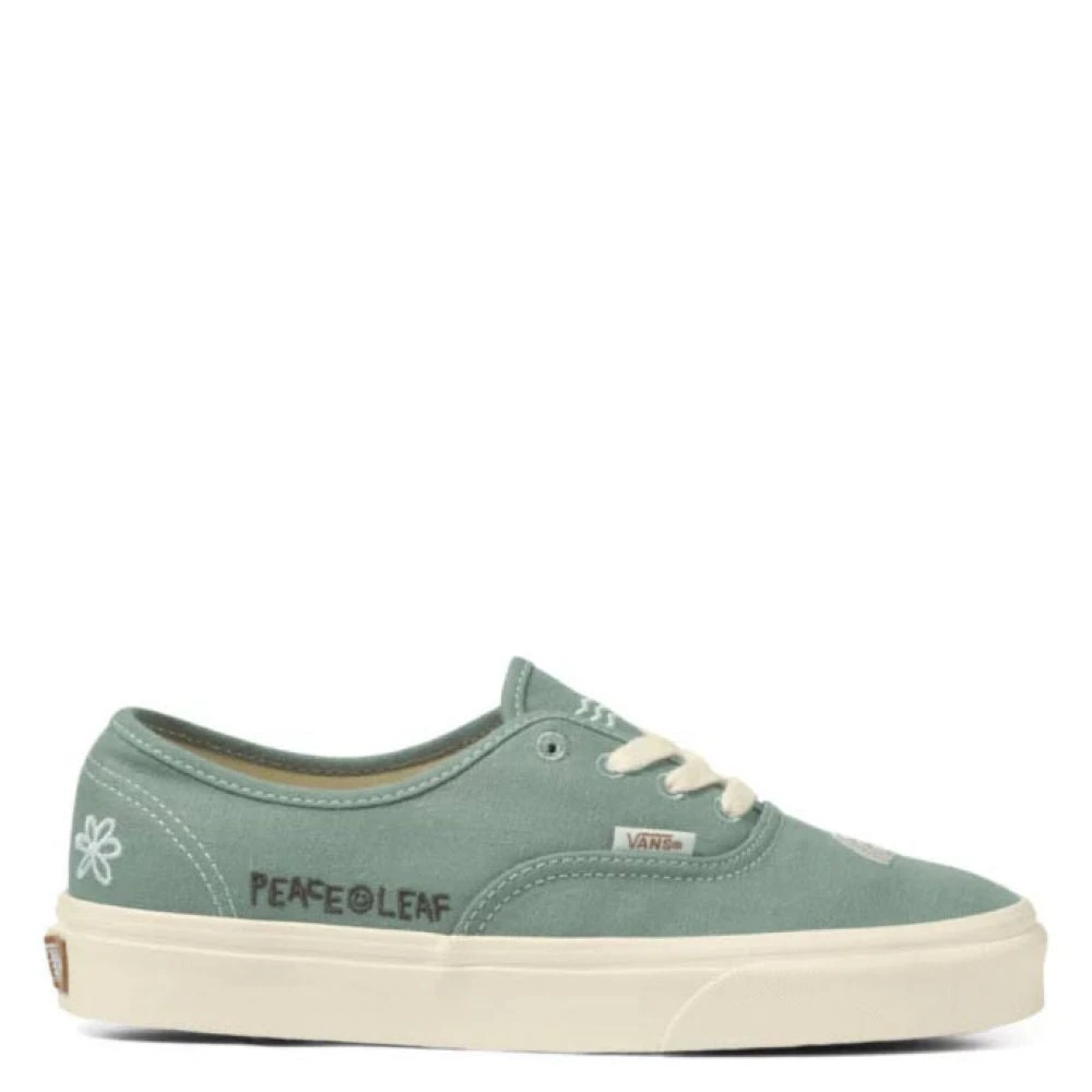 Vans Women's Eco Theory Authentic In Green Milieu/Marshmallow 3 Vans Women's Eco Theory Authentic In Green Milieu/Marshmallow