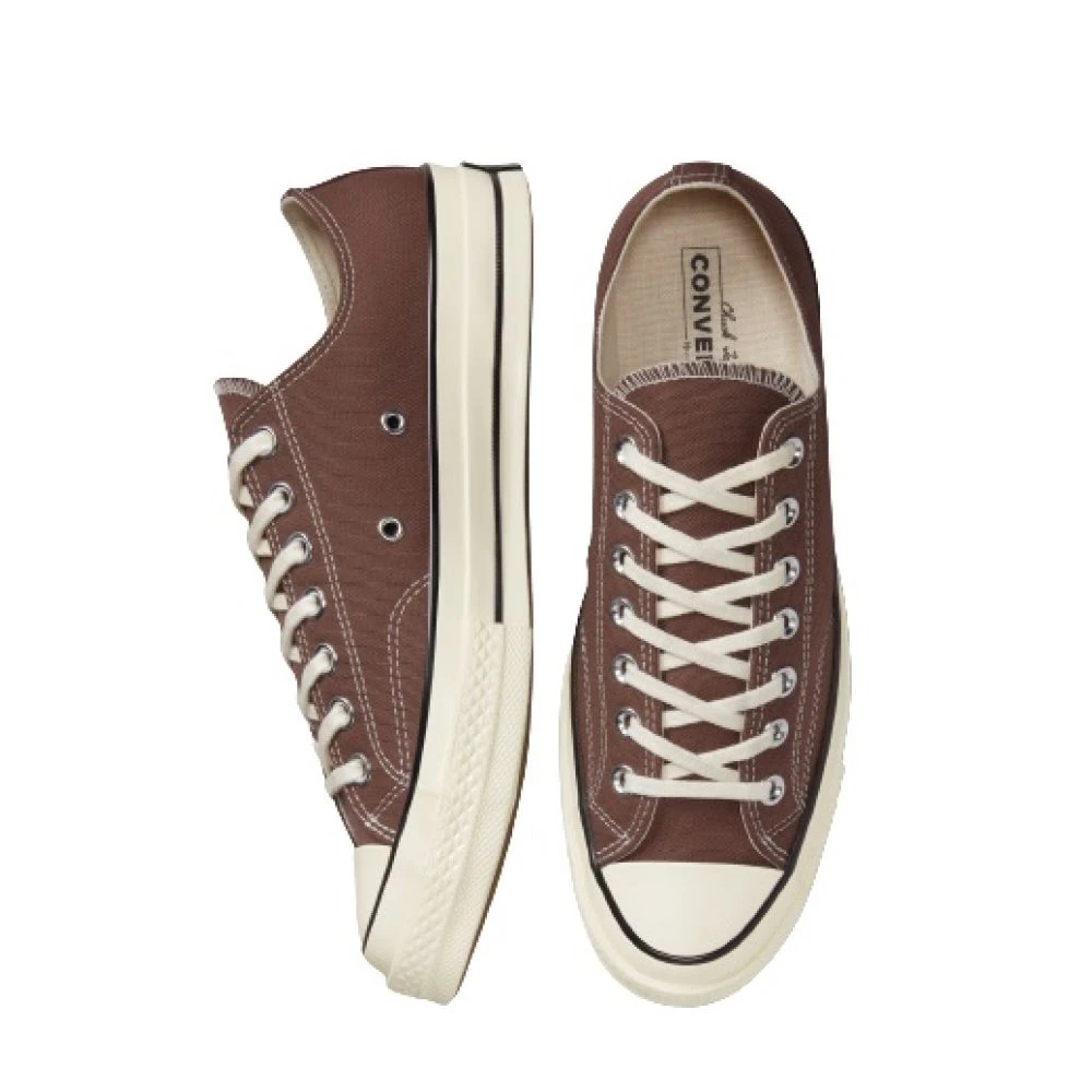 Converse Chuck 70 Vintage Canvas Low In Earthy Brown/Egret/Black 5 Converse Chuck 70 Vintage Canvas Low In Earthy Brown/Egret/Black - Image 3