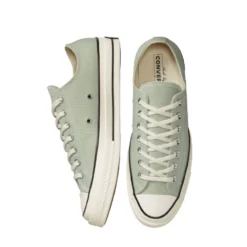 Converse Women's Chuck 70 Vintage Canvas Low In Summit Sage/Egret/Black 8 Converse Women's Chuck 70 Vintage Canvas Low In Summit Sage/Egret/Black -Potomac River Running SHOP CN A02769C 3585 3 1100x