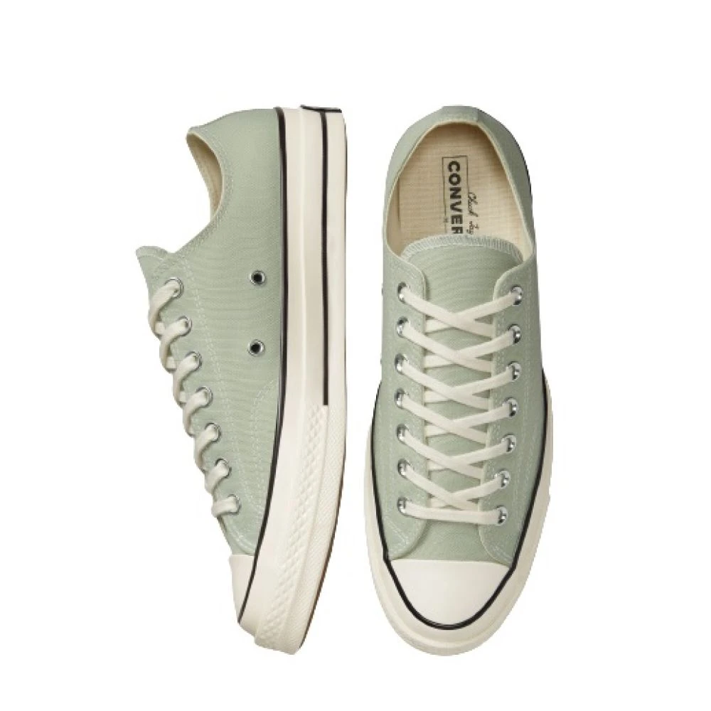 Converse Women's Chuck 70 Vintage Canvas Low In Summit Sage/Egret/Black 5 Converse Women's Chuck 70 Vintage Canvas Low In Summit Sage/Egret/Black - Image 3