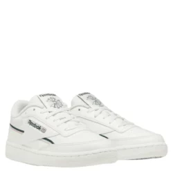 Reebok Women's Club C 85 Vegan In Chalk/Pink Glow/Forest Green -Potomac River Running SHOP RB GY9732 1143 2 1100x