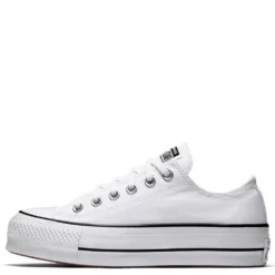 Converse Women's Chuck Taylor All Star Lift In White/Black -Potomac River Running SHOP c o convers chuck taylor all star lift low top white 560251c 1 1100x