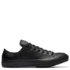 Converse Chuck Taylor All Star Mono Leather Low Top In Black Monochrome 2 Converse Chuck Taylor All Star Mono Leather Low Top In Black Monochrome -Potomac River Running SHOP c o converse chuck taylor all star monochrome leather low top black 135253 1 1100x