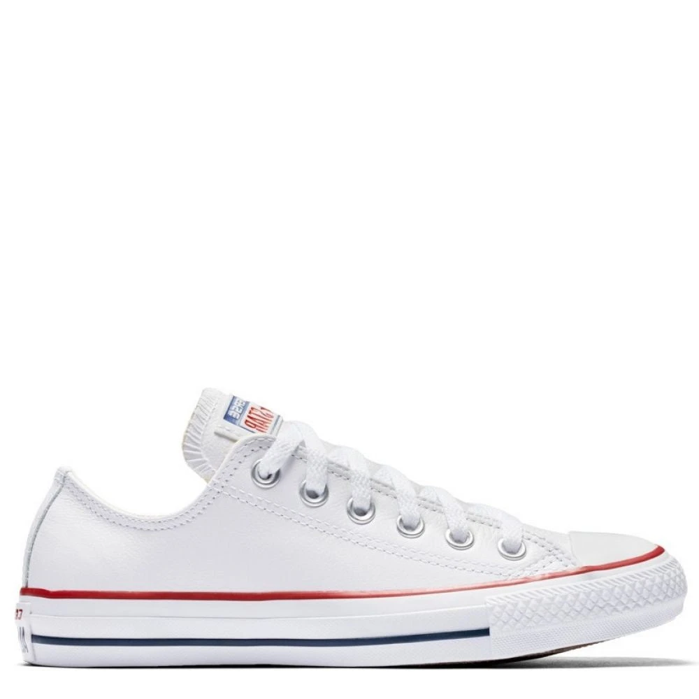 Converse Chuck Taylor All Star Leather Low Top In White 3 Converse Chuck Taylor All Star Leather Low Top In White
