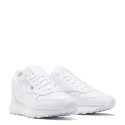 Reebok Women's Classic SP Vegan In Ftwr White/Pure Grey 2 -Potomac River Running SHOP gx8691 5 footwear photography front lateral top view white 1100x