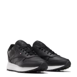 Reebok Women's Classic SP Vegan In Core Black/Pure Grey 7 8 Reebok Women's Classic SP Vegan In Core Black/Pure Grey 7 -Potomac River Running SHOP gx8692 5 footwear photography front lateral top view white 1100x