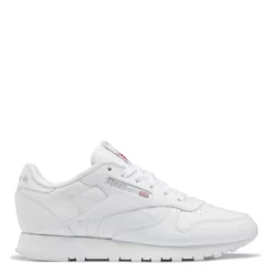Reebok Women's Classic Leather In Cloud White/Cloud White/Pure Grey 3