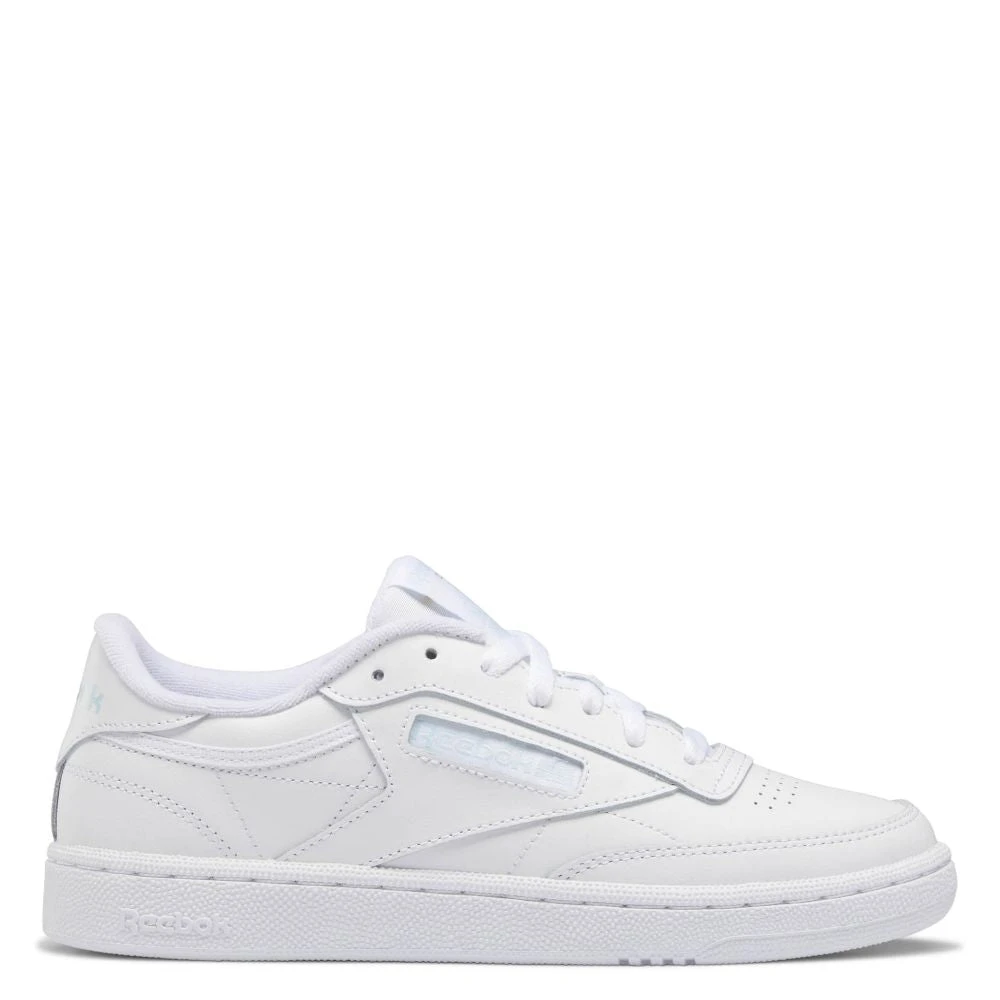 Reebok Women's Club C 85 In Ftwr White/Glass Blue 3 Reebok Women's Club C 85 In Ftwr White/Glass Blue