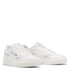 Reebok Women's Vegan Club C 85 In Chalk/Gable Grey/Quartz Glow 8 Reebok Women's Vegan Club C 85 In Chalk/Gable Grey/Quartz Glow -Potomac River Running SHOP gz3661 2 1100x