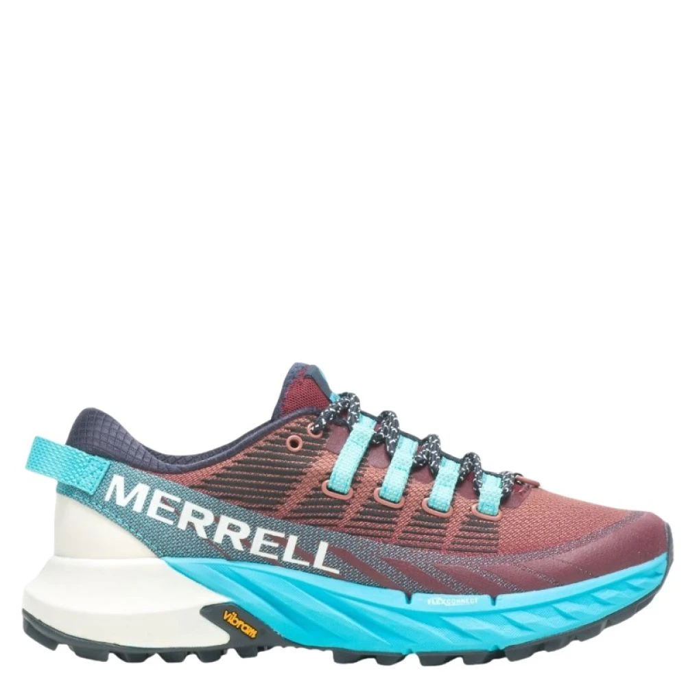 Merrell Women's Agility Peak In Cabernet/Atoll 3 Merrell Women's Agility Peak In Cabernet/Atoll