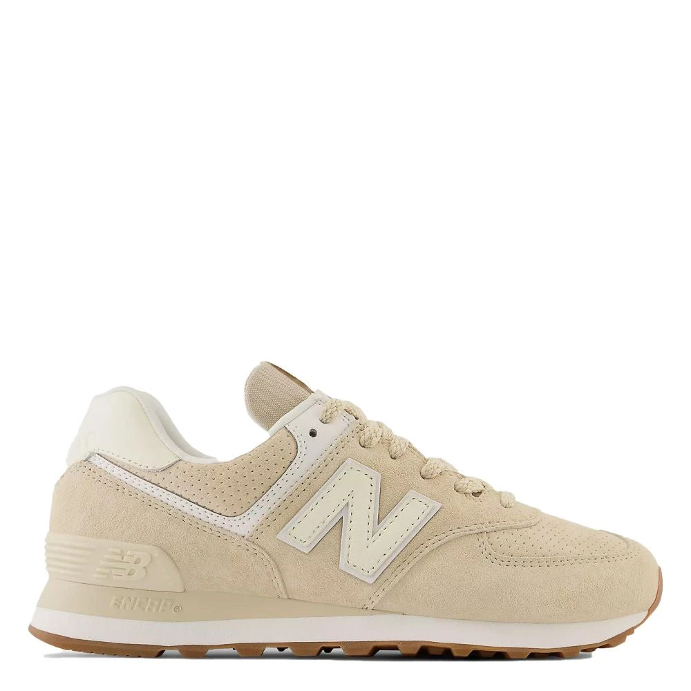 New Balance Women's 574 In Sandstone With Angora And Sea Salt 3 New Balance Women's 574 In Sandstone With Angora And Sea Salt