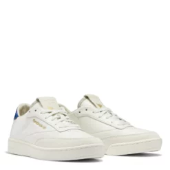 Reebok Women's Club C Clean In Chalk/Chalk/Vector Blue 8 Reebok Women's Club C Clean In Chalk/Chalk/Vector Blue -Potomac River Running SHOP rb gy1384 1115 2 1100x