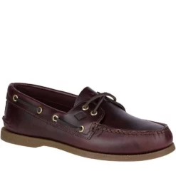Sperry Men's Authentic Original 2-Eye Boat Shoe In Amaretto -Potomac River Running SHOP s p sperry men authentic original 2eye boat shoe amaretto 0195214 2 1100x