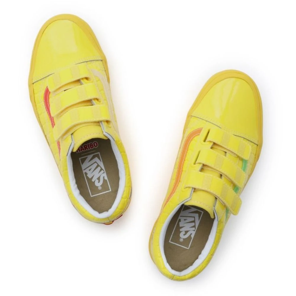 Vans X Haribo Old Skool V In Yellow Checkerboard 6 Vans X Haribo Old Skool V In Yellow Checkerboard - Image 4