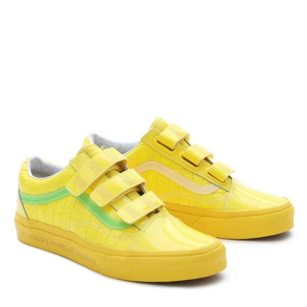 Vans X Haribo Old Skool V In Yellow Checkerboard 4 Vans X Haribo Old Skool V In Yellow Checkerboard - Image 2