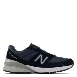 New Balance Women's Made In US 990v5 In Navy With Silver