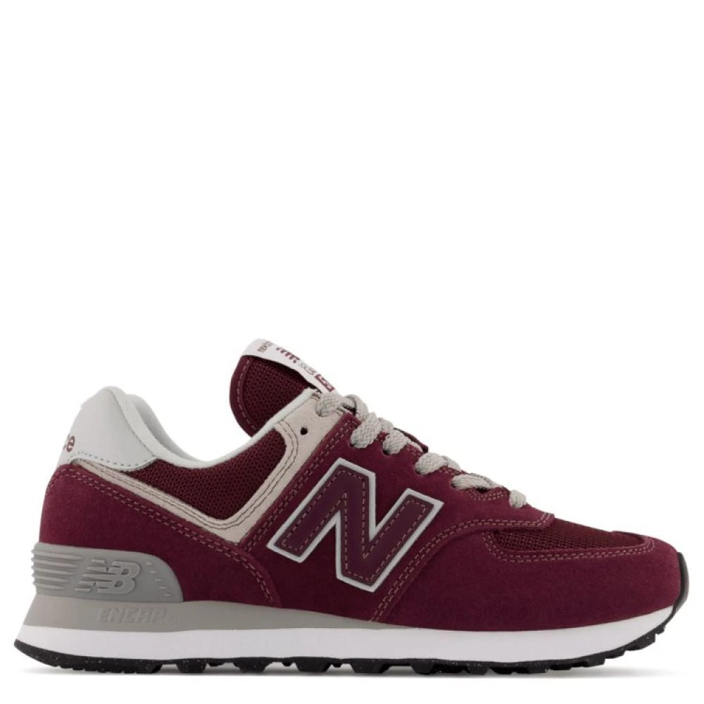 New Balance Women's 574v3 In Burgundy With White 3 New Balance Women's 574v3 In Burgundy With White